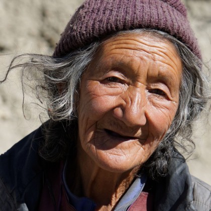 Mosolygó asszony - Ladakh