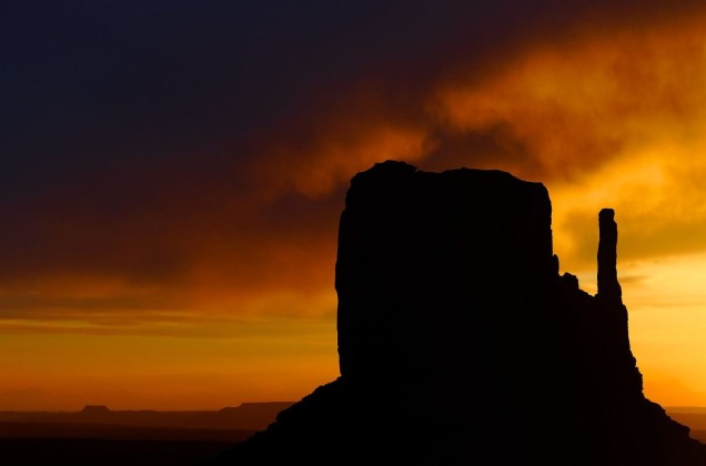 Sunset in Monument Valley, USA